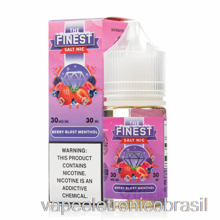 Vape Vaporesso Berry Blast Mentol - A Melhor Edição De Frutas Salt Nic - 30ml 30mg